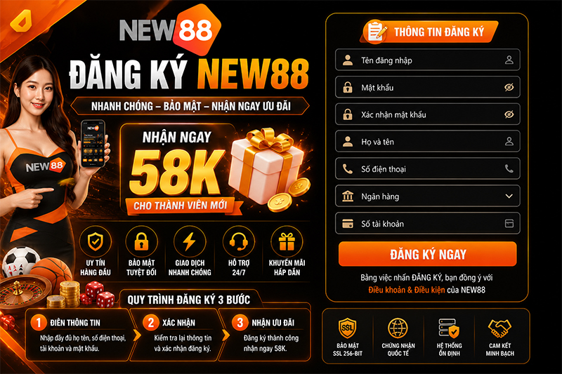 Hướng dẫn đăng ký NEW88